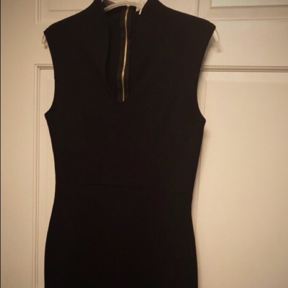 Rolla Costa black v-neck fitted dress